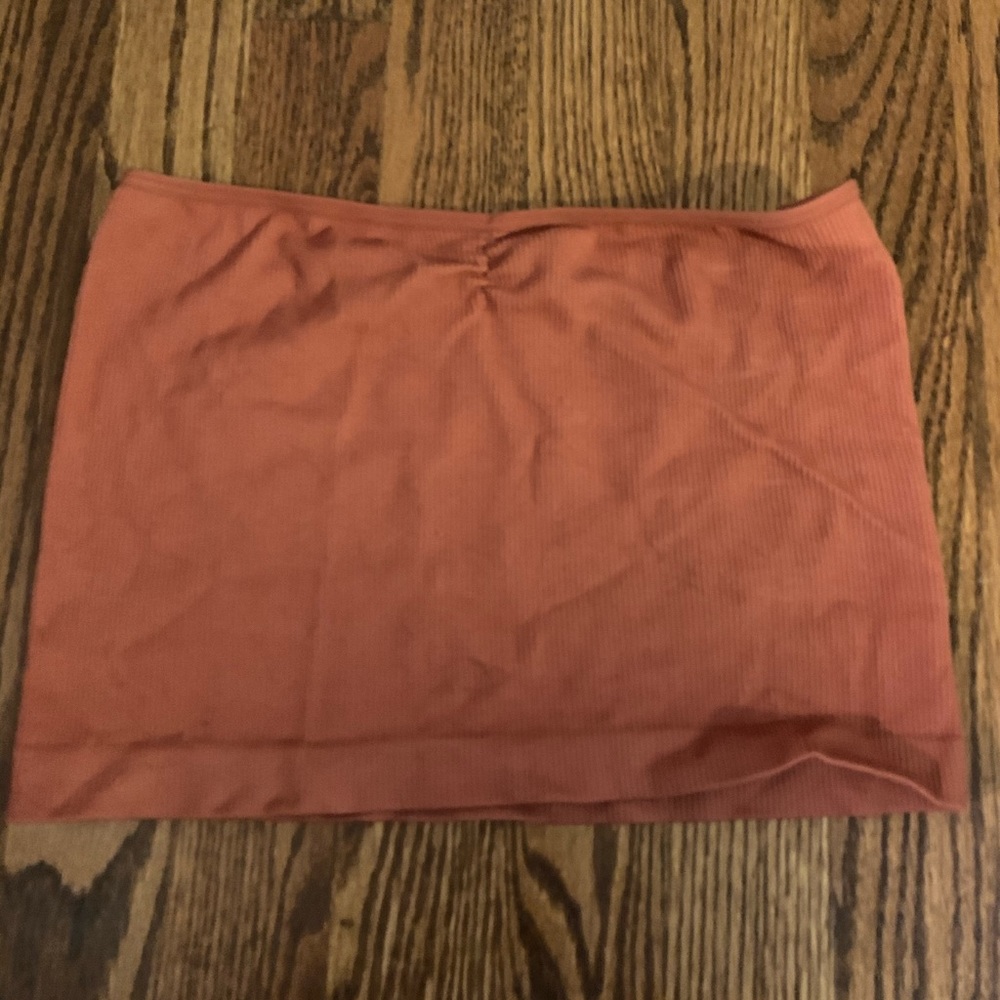 orange forever 21 tube top